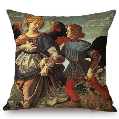 Cushion Cover Art Mona Lisa