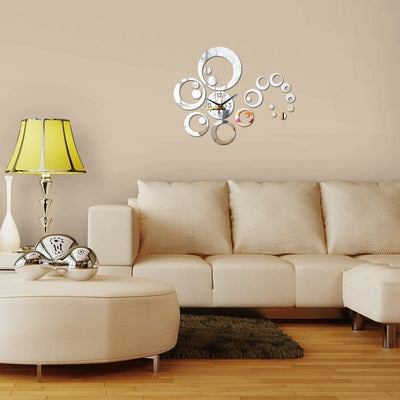 Acrylic Multi Circle Wall Clock