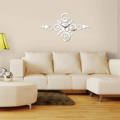 Acrylic Still Life Horse Butterfly Wall Clock
