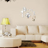 Acrylic Wall Clock Girl and Butterfly