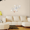 Acrylic Modern Leafs Wall Clock