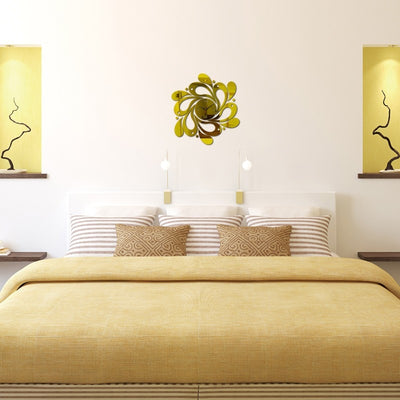 Acrylic Art Stickers Wall Clock