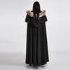 Hooded Coat Gothic Winter Faux fur Women's Long Free Size