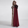 Hooded Coat Gothic Winter Faux fur Women's Long Free Size