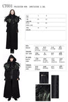 Hooded Coat Gothic Winter Faux fur Women's Long Free Size