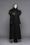 Hooded Coat Gothic Winter Faux fur Women's Long Free Size