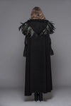 Hooded Coat Gothic Winter Faux fur Women's Long Free Size