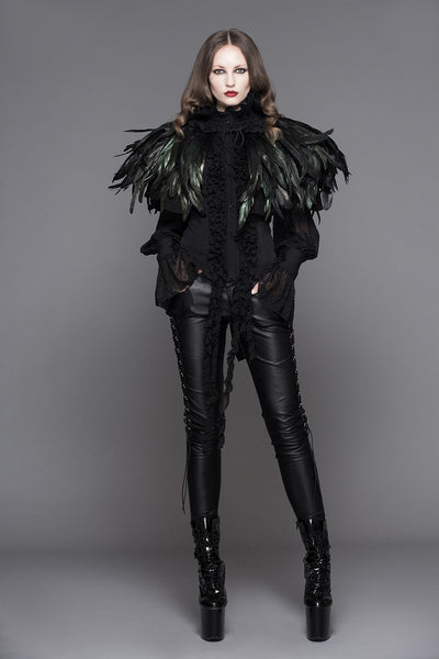 Hooded Coat Gothic Winter Faux fur Women's Long Free Size