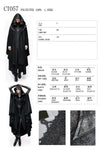 Hooded Coat Gothic Winter Faux fur Women's Long Free Size