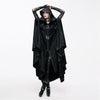Hooded Coat Gothic Winter Faux fur Women's Long Free Size
