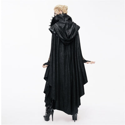 Hooded Coat Gothic Winter Faux fur Women's Long Free Size