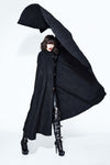 Hooded Coat Gothic Winter Faux fur Women's Long Free Size