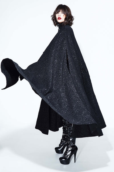 Hooded Coat Gothic Winter Faux fur Women's Long Free Size