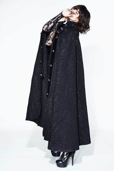 Hooded Coat Gothic Winter Faux fur Women's Long Free Size