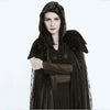 Hooded Coat Gothic Winter Faux fur Women's Long Free Size