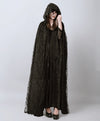Hooded Coat Gothic Winter Faux fur Women's Long Free Size