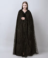 Hooded Coat Gothic Winter Faux fur Women's Long Free Size