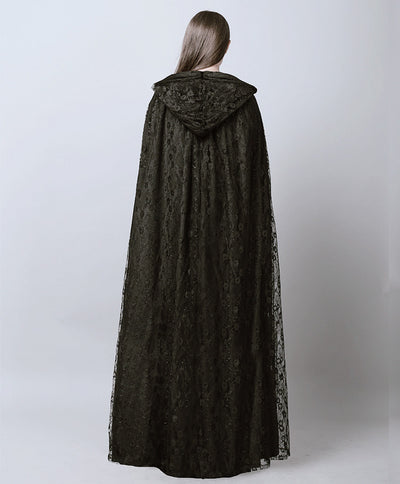 Hooded Coat Gothic Winter Faux fur Women's Long Free Size