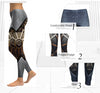 Leggings Steampunk Series Design Bigger Mechanical Gear