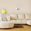 Acrylic Butterfly Sticker Wall Clock