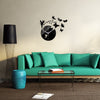 Acrylic Butterfly Sticker Wall Clock