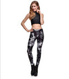 Leggings Sugar Skull Digital Gothic Ankle Print