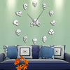 Skull Head Acrylic Wall Clock