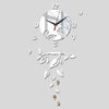 Acrylic Leafs and branch Wall Clock