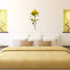 Acrylic Leafs and branch Wall Clock