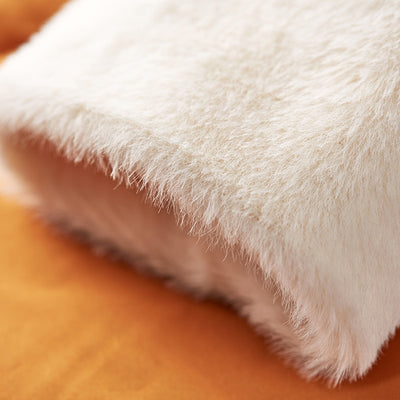 Fur Collar Coat Cartoon Embroidery
