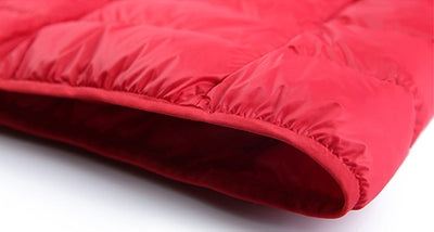 Jacket down coat hooded ultra-light for women