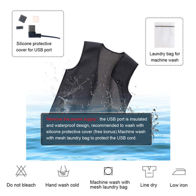 Infrared Heating Vest Jacket Flexible Electric Thermal Clothing for Men