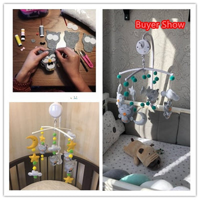 Crib Mobile Rattles Bracket Music Box