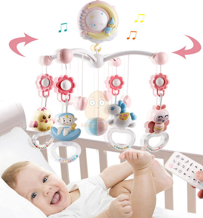 Baby Crib Mobile With Music Box