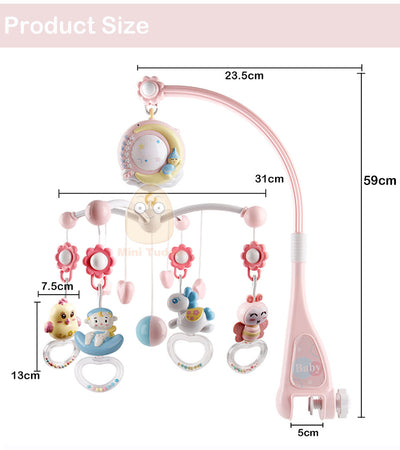 Baby Crib Mobile With Music Box