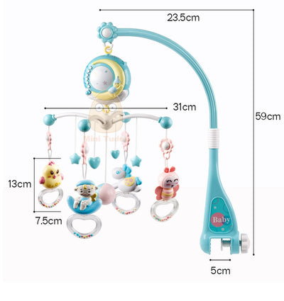 Baby Crib Mobile With Music Box