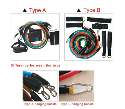 Pull Rope Fitness Exercises Resistance Bands