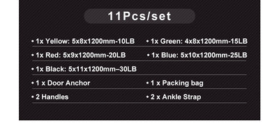 Pull Rope Fitness Exercises Resistance Bands