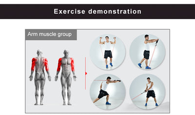 Pull Rope Fitness Exercises Resistance Bands