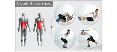 Pull Rope Fitness Exercises Resistance Bands