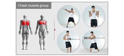 Pull Rope Fitness Exercises Resistance Bands