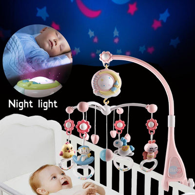 Baby Crib Mobile With Music Box