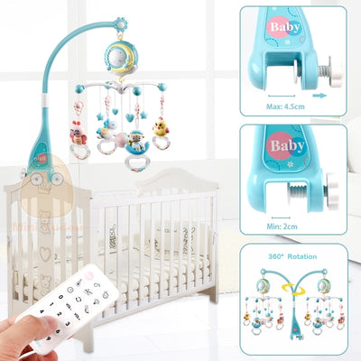 Baby Crib Mobile With Music Box