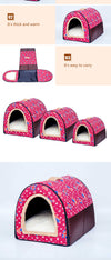 Cat Puppy Dog Winter Cave House