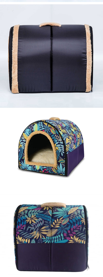Cat Puppy Dog Winter Cave House