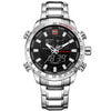 Watch Men LED Analog Digital Stainless