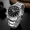 Watch Men LED Analog Digital Stainless