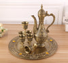 Decanter Set 8pcs Europe bronze color Rose