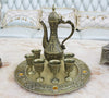 Decanter Set 8pcs Europe bronze color Rose