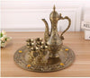 Decanter Set 8pcs Europe bronze color Rose